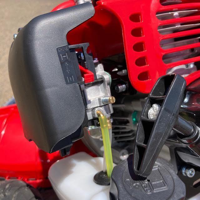 タイヤ付きエンジン草刈機 42.7cc 新型 手押し草刈り機