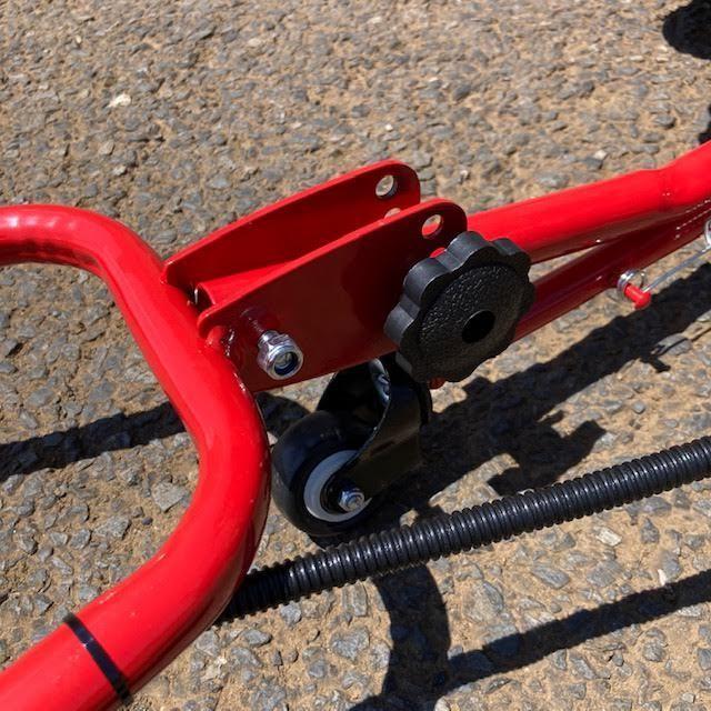 タイヤ付きエンジン草刈機 42.7cc 新型 手押し草刈り機 チップソー