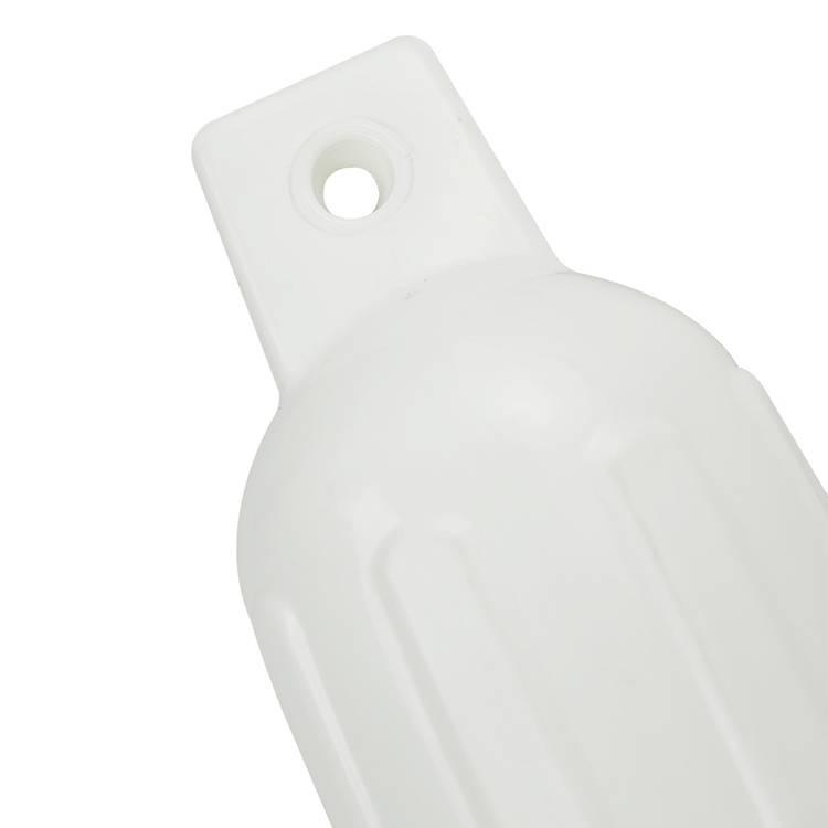 ボートフェンダーG4 ４個セット 216x686mm アイ径19mm ロープx4 空気入れx1付きの画像
