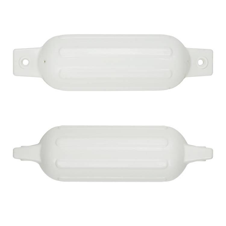 ボートフェンダーG4 ４個セット 216x686mm アイ径19mm ロープx4 空気入れx1付きの画像