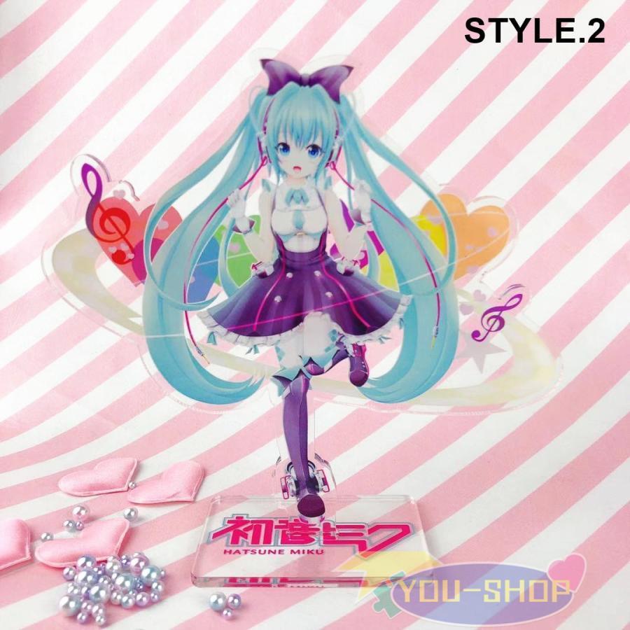 初音ミク アクリルスタンド 台座ありアクスタ 萌えグッズ イベント お祭り モデル アニメ 置物 誕生日 贈り物 （26種類）｜globe-shop｜03