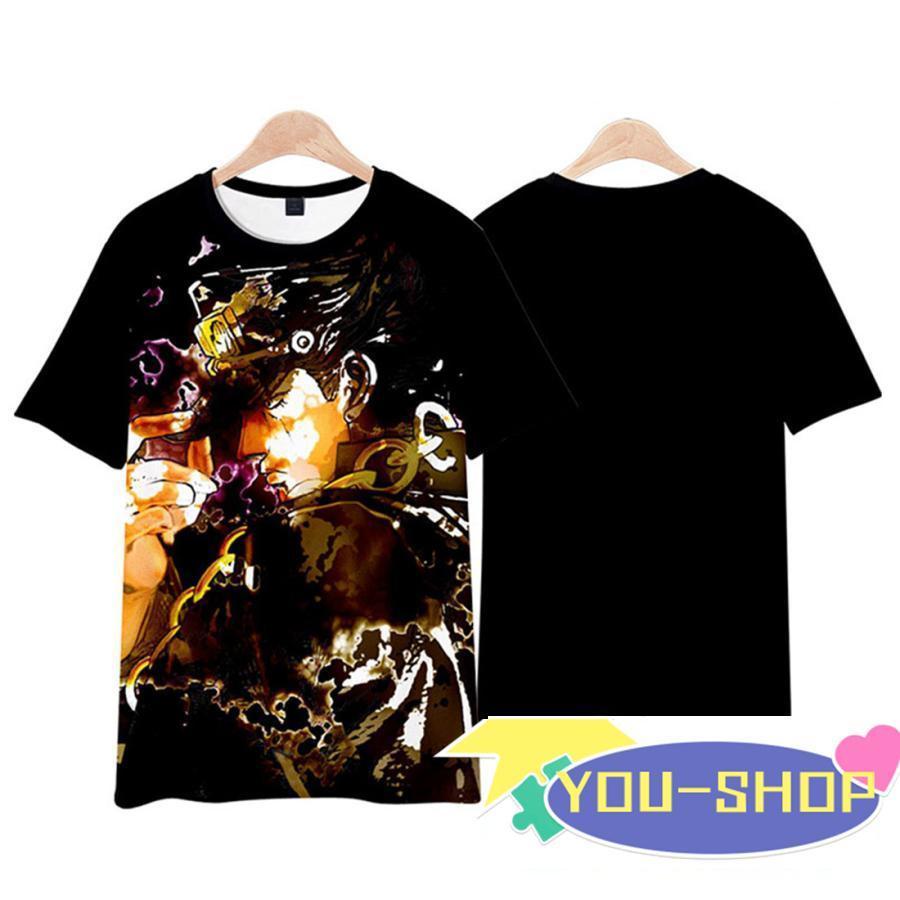 ジョジョの奇妙な冒険 Tシャツ コスプレ衣装 丸襟 半袖 大きいサイズ アニメウエア T-shirt ティーシャツ レディース カジュアル コスチューム メンズ 夏服｜globe-shop｜17