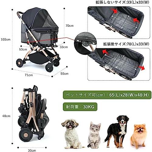 Totoro ball ペットカート 犬 バギー 4輪 犬用カート 小型犬 Totoro ball ペットカート 犬 バギー 4輪 犬用カート 小型犬