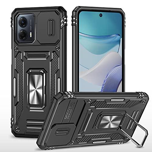Moto G53J 5G / G53Y ケース リング付き TPU+PC 二層構造 【Taosan