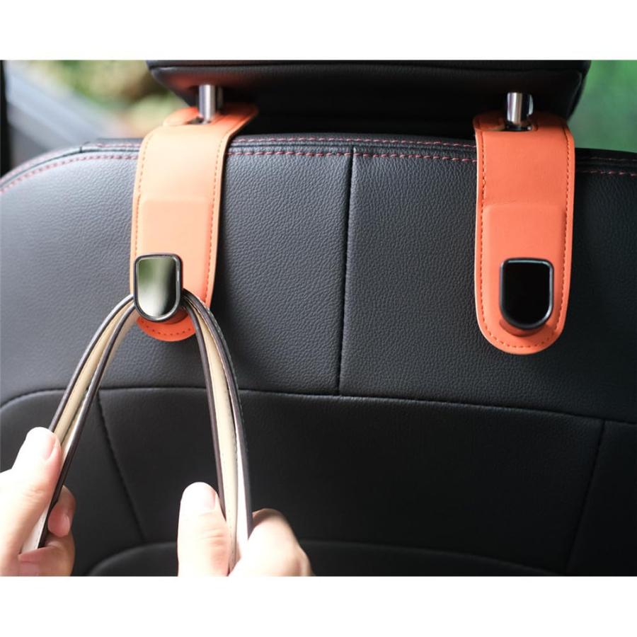 JEYODA 簡単に取り付けることができる車用フックヘッドレスト シート 