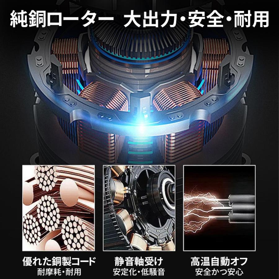 【正規品】ブロワー ジェットドライ 500000RPM ブロワー 充電式 小型 5段階 超強風 除雪 洗車 落ち葉 庭掃 電動エアダスター マキタ互換 除塵 掃除機 家庭 業務 |  | 12