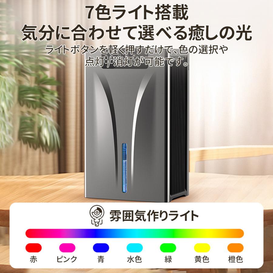 除湿機 小型 衣類乾燥機 除湿器 軽量 強力除湿 20畳対応 切りタイマー付き 静音 エアフィルター付き 7色ナイトランプ 満水自動停止 省エネ設計 部屋 梅雨対策 |  | 13