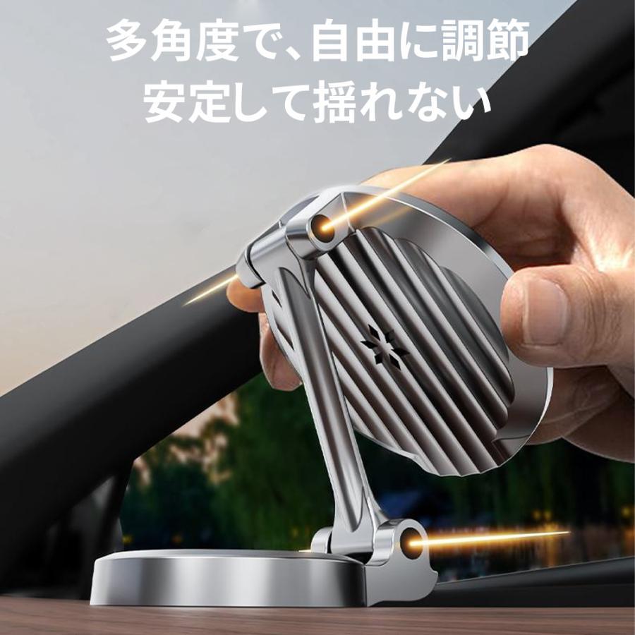 15W急速充電 スマホホルダー 車載ホルダー 車 車載 マグネット magsafe スマホスタンド 360°回転 両面吸着 iPhone Android 全機種対応 ギフト |  | 07