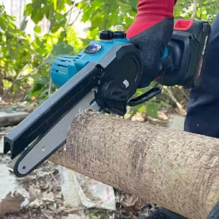 チェーンソー 充電式  コードレス 自動給油 電動のこぎり 電池残量 レシプロソー 6インチ 小型 電動 安全ロック 片手 軽量 木工切断 農業 園芸用 家庭用 枝切り |  | 08