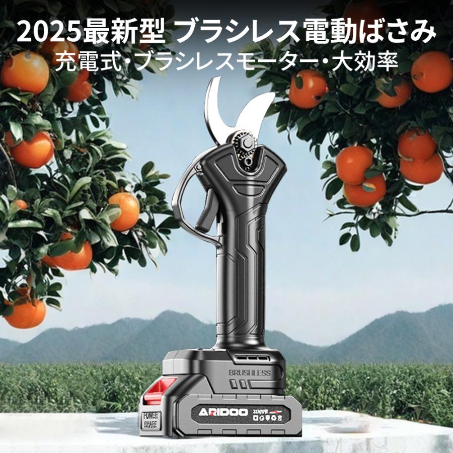 2026 剪定ばさみ 充電 電動ハサミ 剪定鋏 園芸 造園 ブラシレス