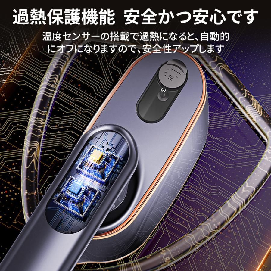 アイロン スチーム ハンディ 衣類スチーマー ハンディアイロン mini 過熱保護 折り畳み 軽量 LED表示 180°回転 4段階調節 コンパクト 15秒立上り 除菌 旅行 |  | 10