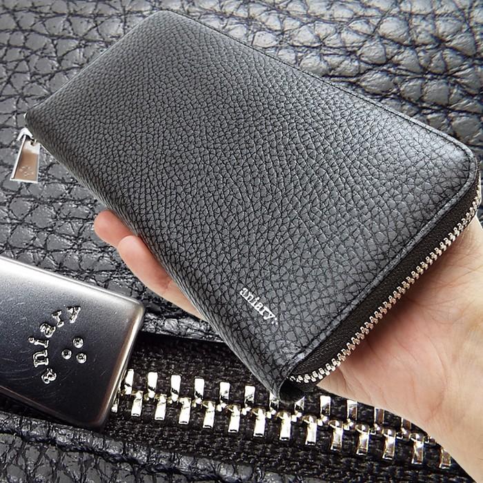 アニアリ Aniary 財布 革 ラウンドファスナー長財布 サイフ グラインドレザー 本革 メンズ 15 003 15 003 Gloopy 通販 Yahoo ショッピング