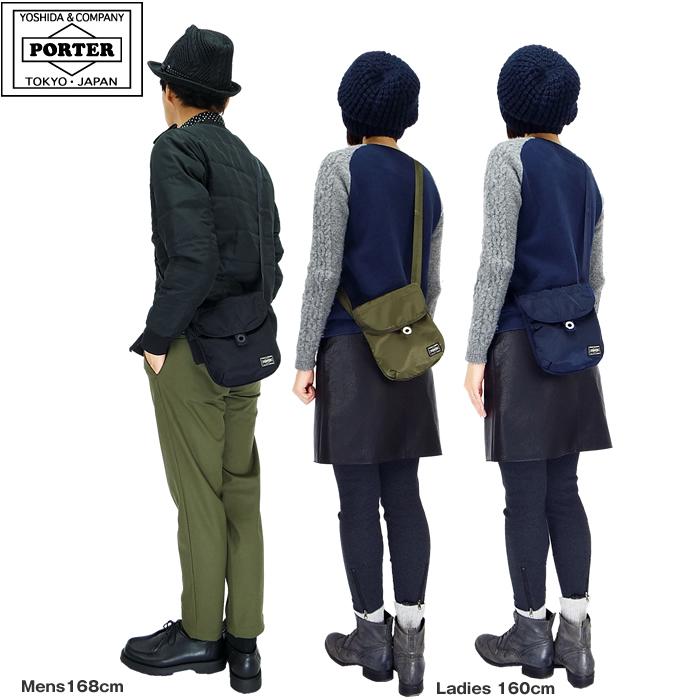 極美品‼️PORTER ポーター　ショルダーバッグ　フレーム　ナイロン　ブラック 極美品‼️PORTER ポーター ショルダーバッグ フレーム ナイロン