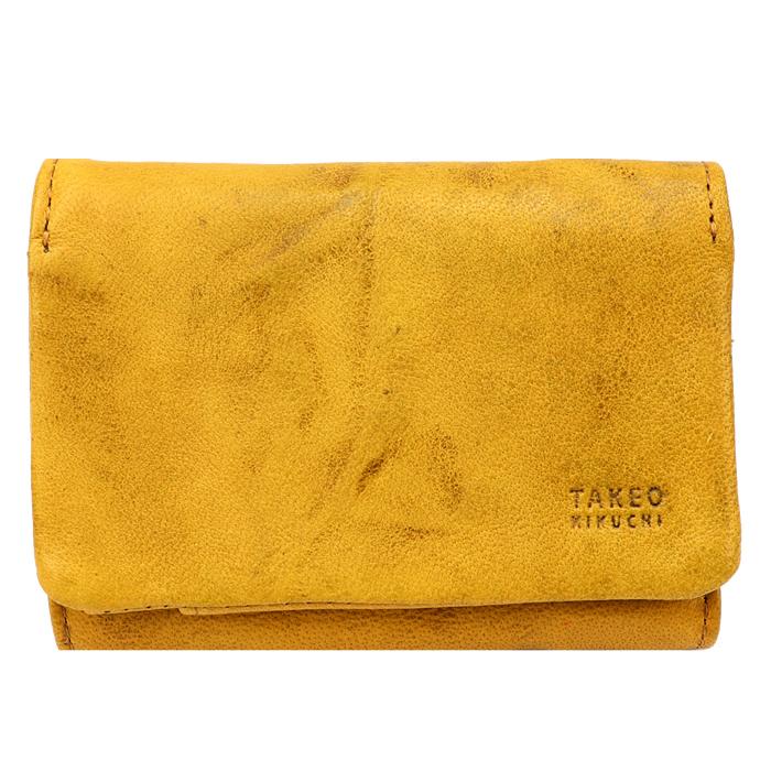 TAKEO KIKUCHI（タケオキクチ） 財布 三つ折り ミニ財布 オイスター