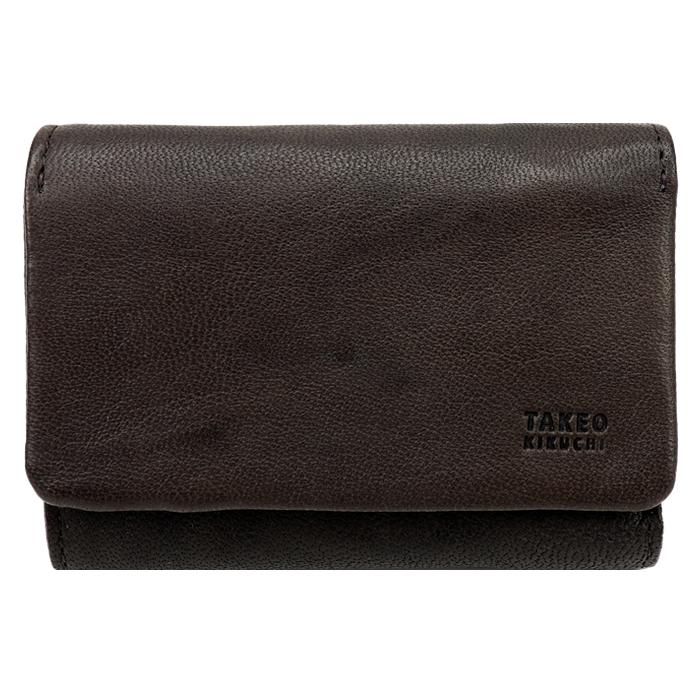 TAKEO KIKUCHI（タケオキクチ） 財布 三つ折り ミニ財布 オイスター