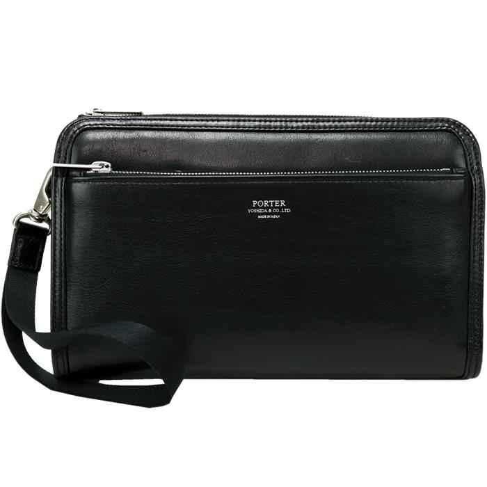 美品】吉田カバン ポーター PORTER クラーク レザー セカンドバッグ PORTER ポーター クラーク ポーチ 034-03199 吉田カバン
