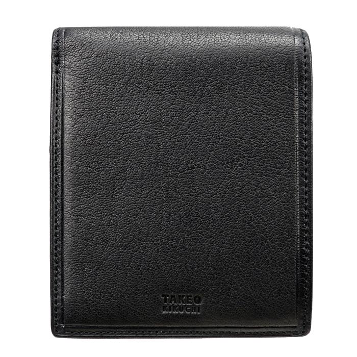 新品　TAKEO KIKUCHI 羊革手袋 ☆黒/赤、黒／グレー2点 タケオキクチ オイスター小物 二つ折り財布 TAKEO KIKUCHI tk