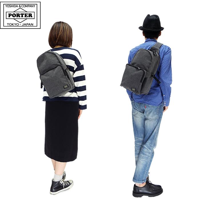 （美品）ポーター・PORTER FUNCTION・SLINGショルダー グレー FUNCTION（PORTER） ポーター ファンクション スリング