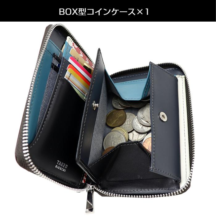 TAKEO KIKUCHI（タケオキクチ） 財布 ラウンドファスナーサイフ マルゴ