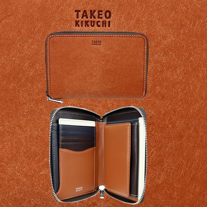 TAKEO KIKUCHI（タケオキクチ） 財布 ラウンドファスナーサイフ マルゴ