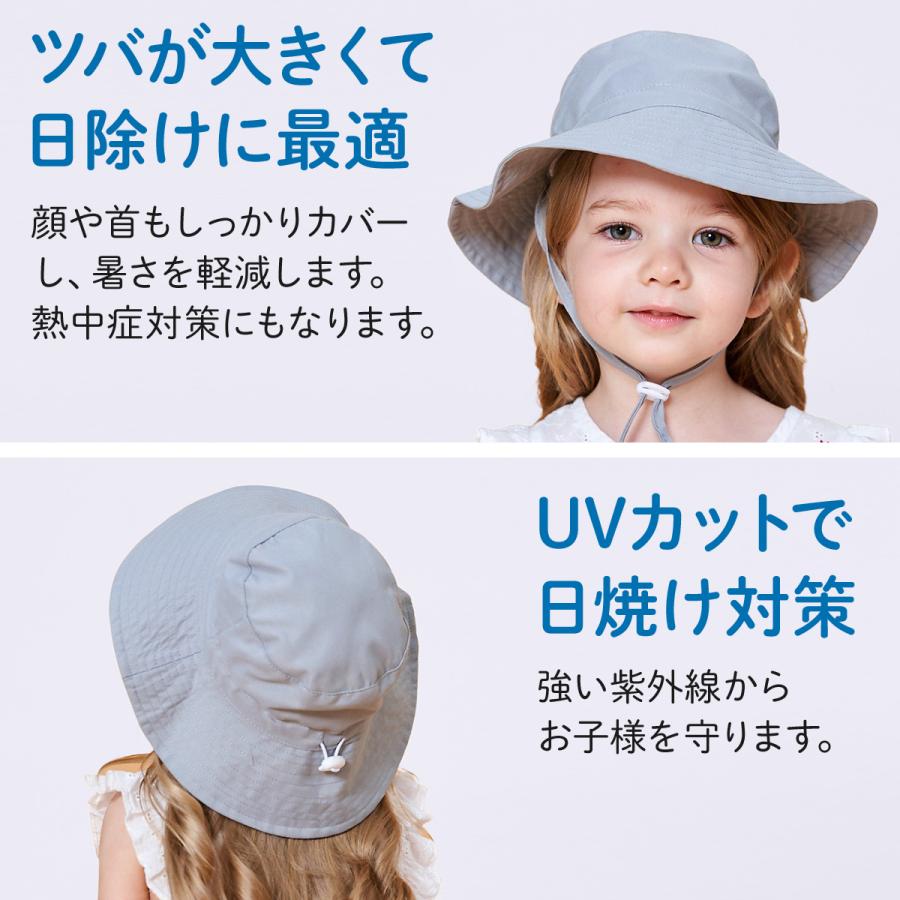 ベビー 帽子 赤ちゃん 帽子 ベビー帽子 新生児 帽子 夏 ベビー 赤ちゃん帽子 春夏 UV 日よけ帽子 | ブランド登録なし | 02