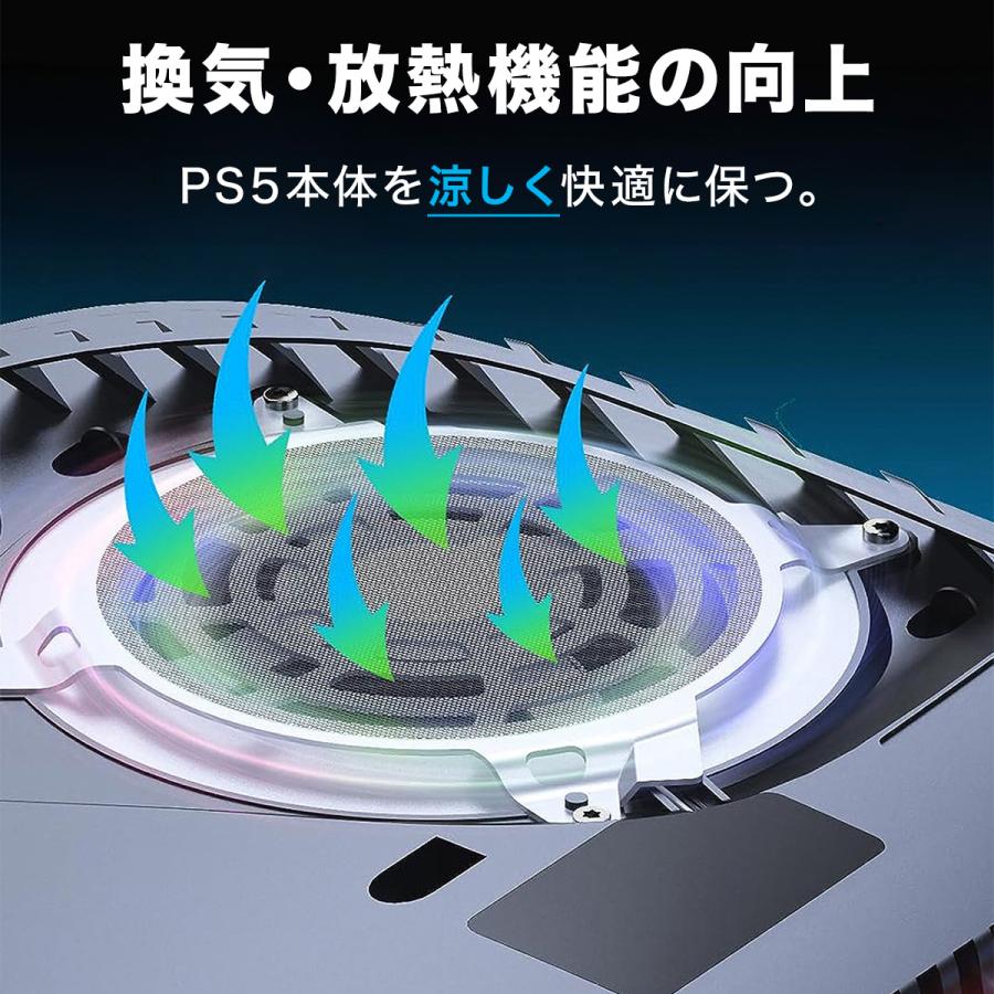 PS5 冷却ファン ダストフィルター ほこり 防止 防塵 ホコリカバー 