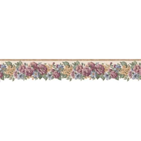 壁紙ボーダー 薔薇 シーブルック ローズ ダイカット壁紙ボーダー_1