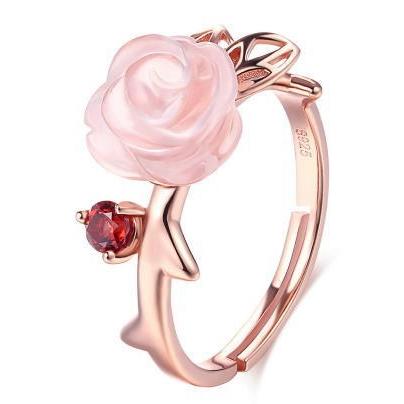 chiekirihara★ローズクォーツリング10号 chiekirihara☆ローズクォーツリング10号 【公式通販】