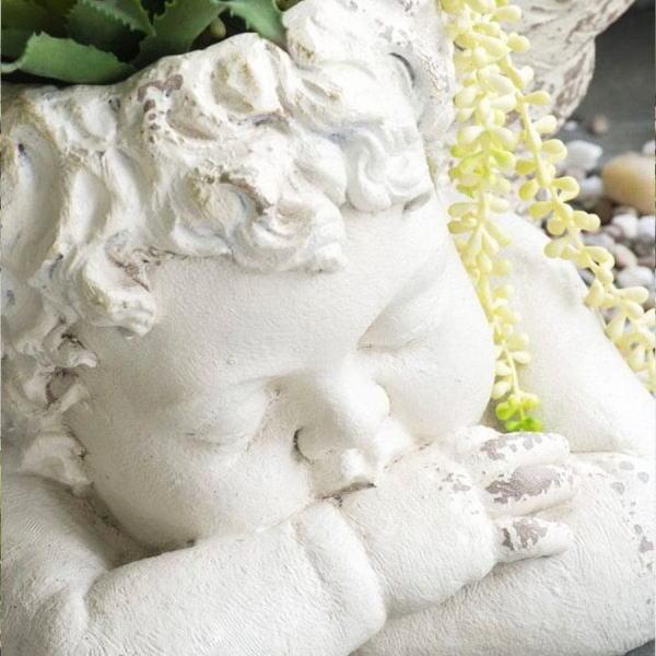 天使のプランター ヴィンテージ風 エンジェル花器 アンティーク調 サイズ大 |  | 06