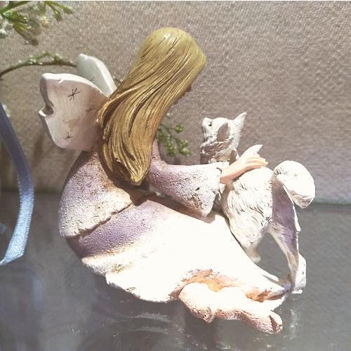 天使と猫エンジェル 置物 ヘブンリーブレッシング〜天の祝福