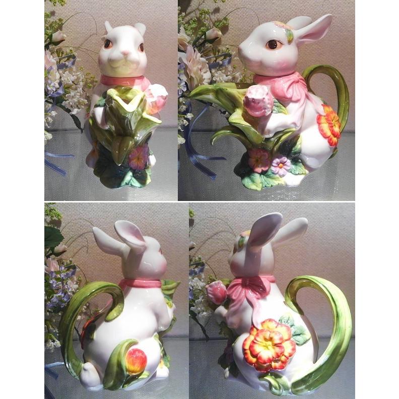 うさぎのティーポット ブロッサム バニー : グロリアスエンジェル