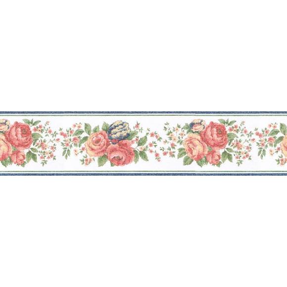 壁紙ボーダー 薔薇 ヴィンテージ ローズ ♪全2色♪ 297,500点を