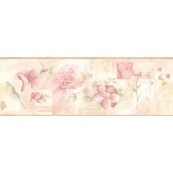 トリムボーダー ピンクフローラル 壁紙ボーダー Wpb Bh009 グロリアスエンジェル代官山 通販 Yahoo ショッピング