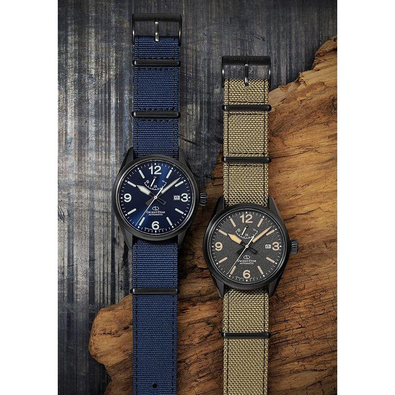 腕時計 オリエント時計 オリエントスター スポーツ アウトドア 替えバンド付 パワーリザーブ50時間 RK-AU0207L メンズ ブルー