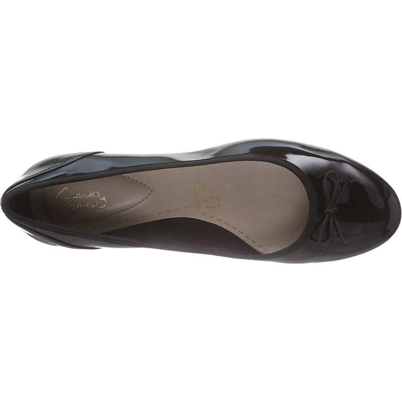 クラークス バレエシューズ パンプス クチュールブルーム レディース ブラックパテント 24.5 cm バレエシューズ cm パンプス クチュールブルーム レディース ブラックパテント レザー