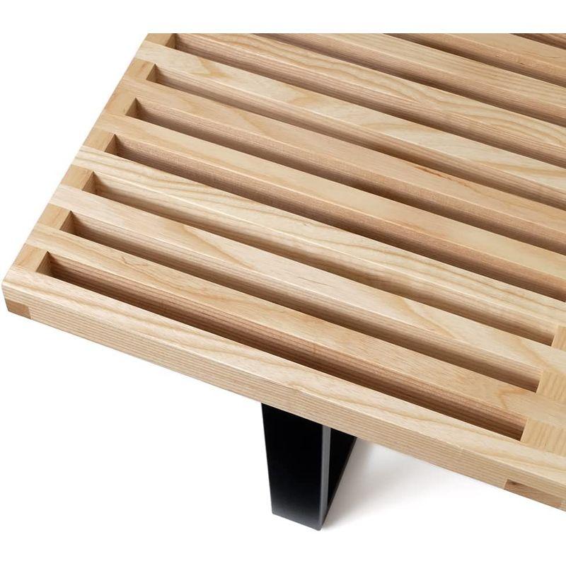 Nelson Bench ネルソンベンチ 120サイズ / ジョージ・ネルソン リプロダクト品 (ナチュラル) Bench ネルソンベンチ 120サイズ ジョージ ネルソン リプロダクト品 ナチュラル 　 ×