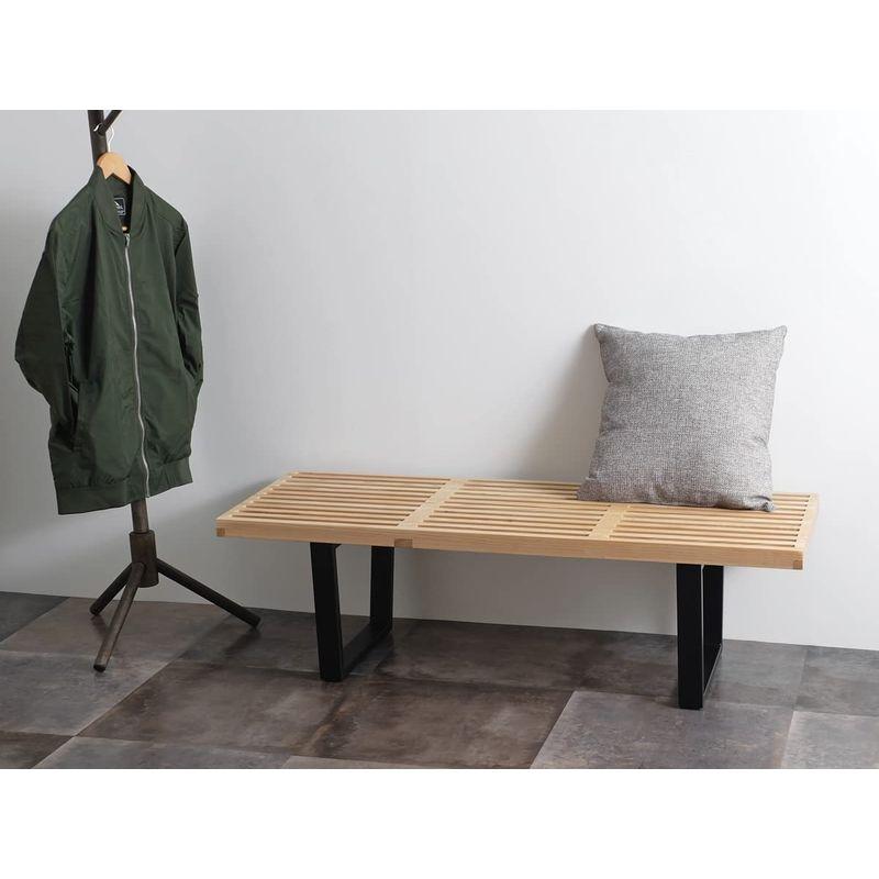 Nelson Bench ネルソンベンチ 120サイズ / ジョージ・ネルソン リプロダクト品 (ナチュラル) Bench ネルソンベンチ 120サイズ ジョージ ネルソン リプロダクト品 ナチュラル 　 ×