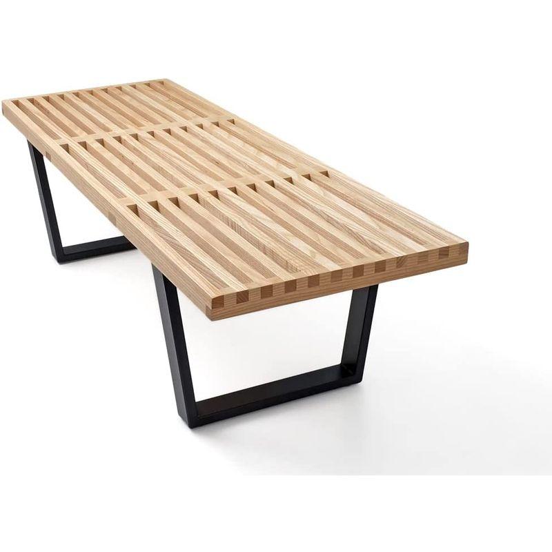 Nelson Bench ネルソンベンチ 120サイズ / ジョージ・ネルソン リプロダクト品 (ナチュラル) Bench ネルソンベンチ 120サイズ ジョージ ネルソン リプロダクト品 ナチュラル 　 ×
