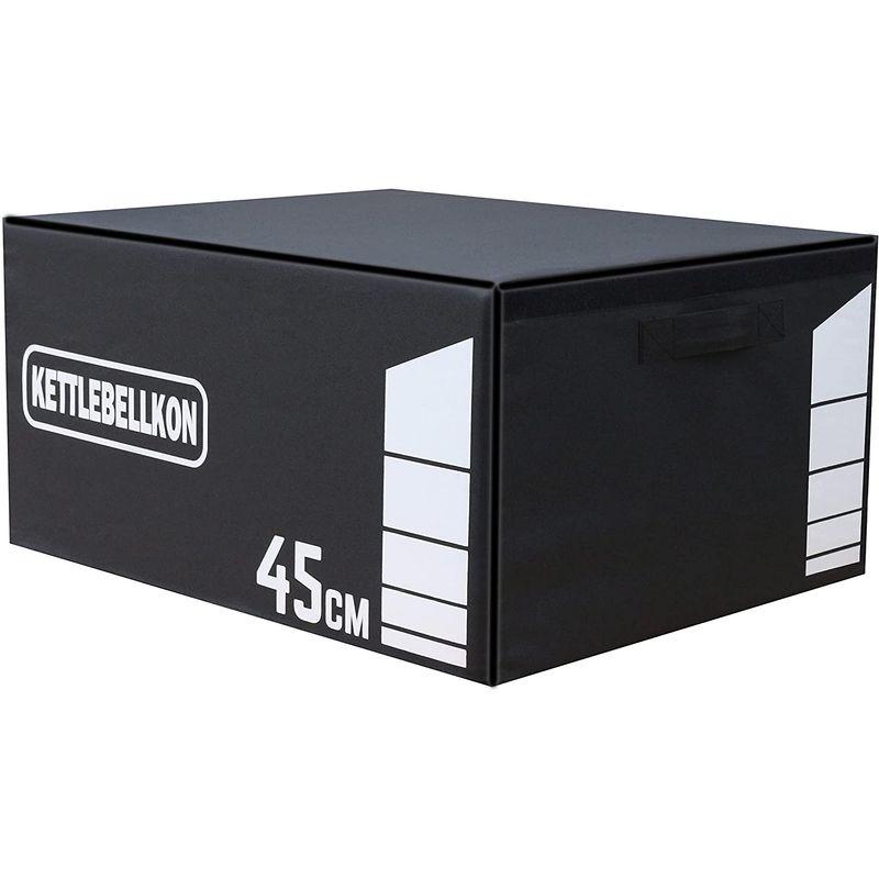お値下げ KETTLEBELLKON（ケトルベル魂）ジョイント式ソフトプライオボックス (ブラック 15，30，45，60cmセット) 【CE1915858197】(67574円)