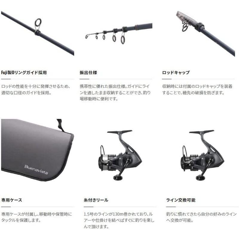シマノ(SHIMANO) リール・ロッドセット 22 ブエナビスタコンボ S60ML SHIMANO リール ロッドセット ブエナビスタコンボ S60ML 自重 mm ：1 号