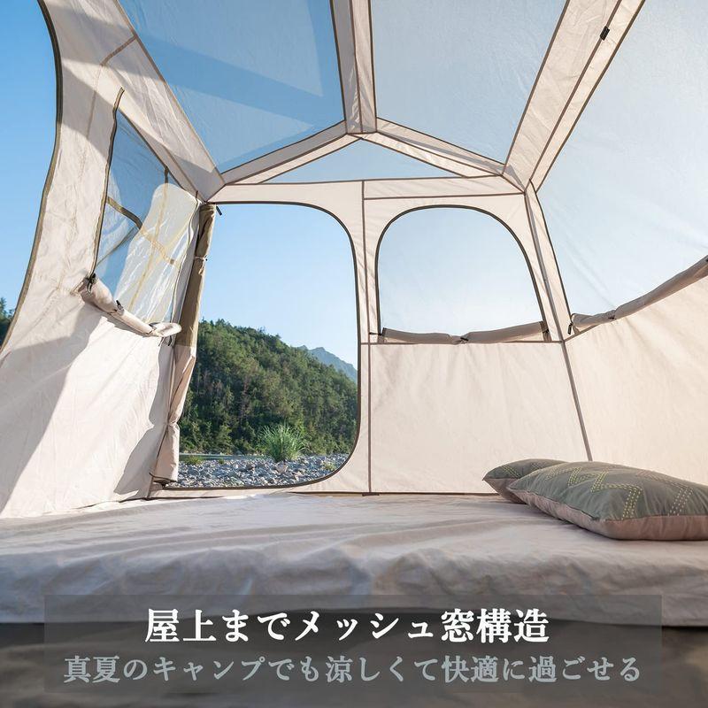 アウトドア用品 Naturehike公式ショップ ワンタッチテント 簡易テント UVカット 耐水圧PU2000mm 軽量 通気性 キャノピー付き 簡単設営 その他アウトドア用品