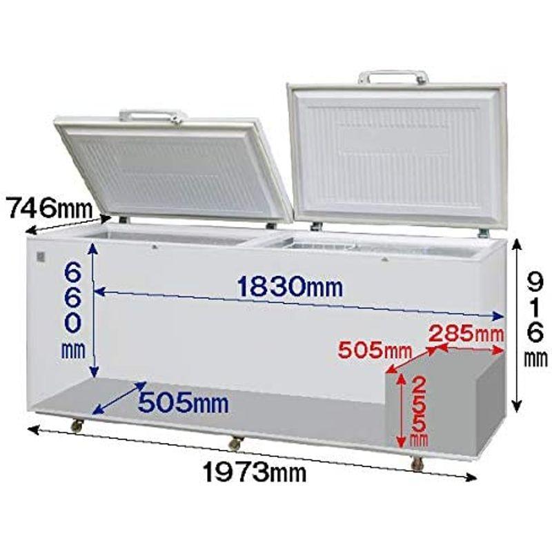 レマコム 三温度帯冷凍ストッカー (冷凍庫)冷凍・チルド・冷蔵 (605L) RRS-605SF HCK 冷蔵庫 化粧品用 小型 ミニ 42L 静音 おしゃれ 省エネ 1ドア 透明ガラスドア 右開き 赤 ?SC-46RGE