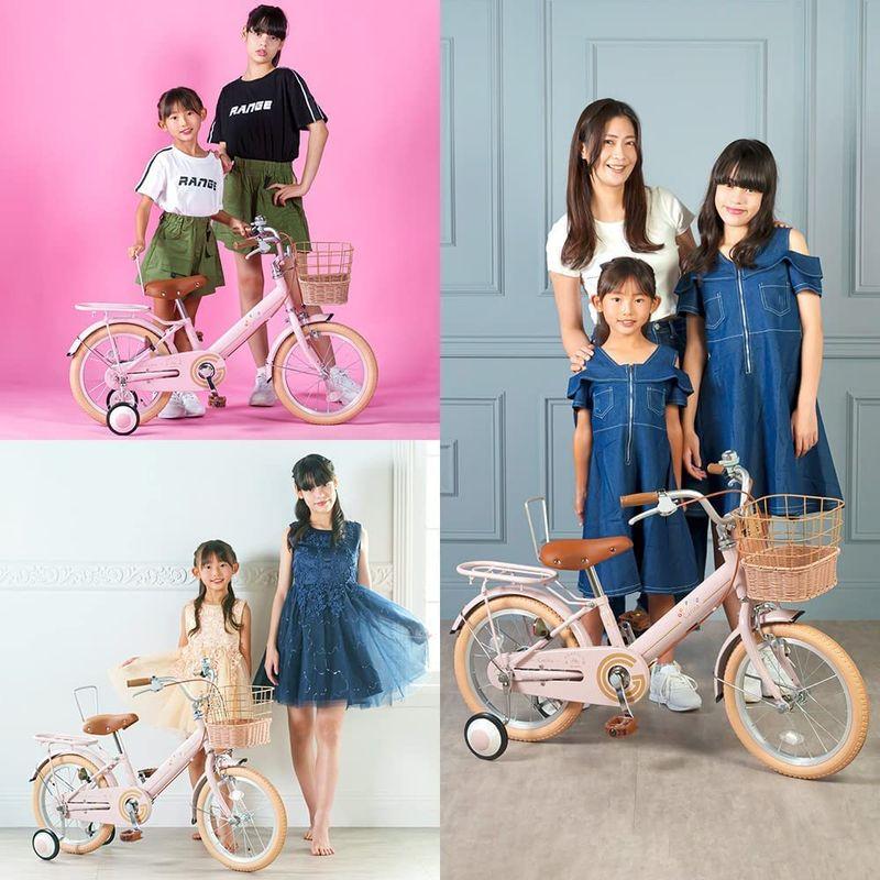 GRAPHIS(グラフィス) GR-CARINA 子供用自転車 16インチ 補助輪 カゴ付き ライトピンク グラフィス GR CARINA 子供用自転車 16インチ 補助輪 カゴ付き ライトピンク mm
