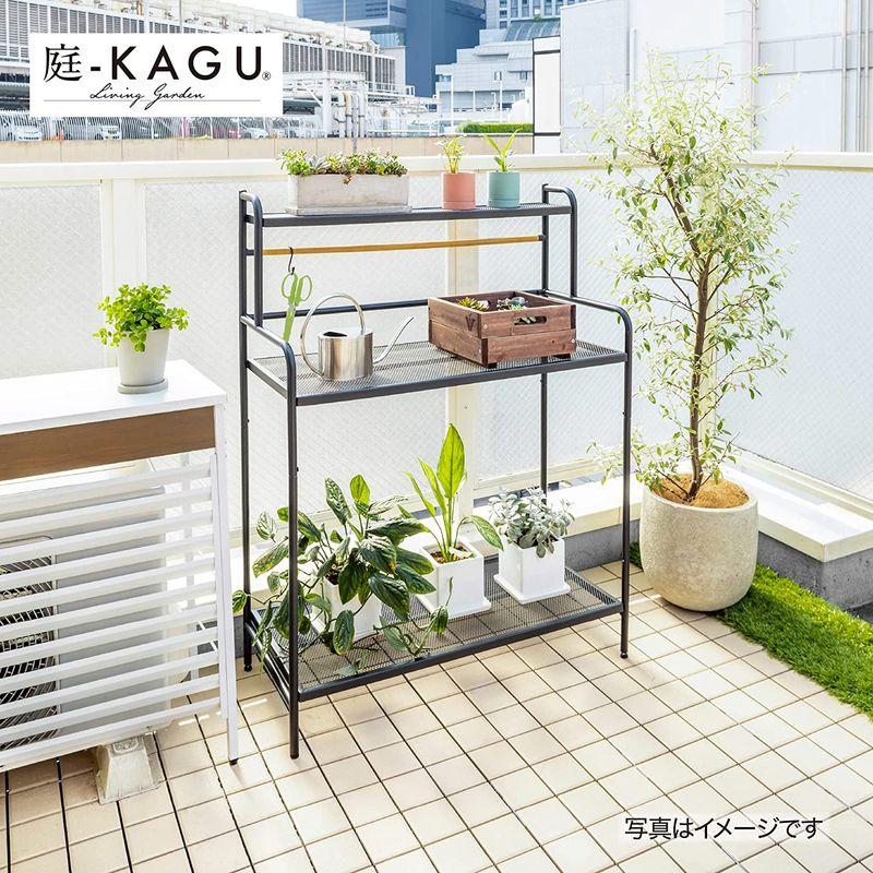 タカショー フラワースタンド テラス室外機ラック MSF-34 ブラック 約幅90cm×奥行40cm×高さ120cm level Approx inches フラワースタンド テラス室外機ラック MSF ブラック 約幅90cm×奥行40cm×高さ120cm Shelf cm middle and lower
