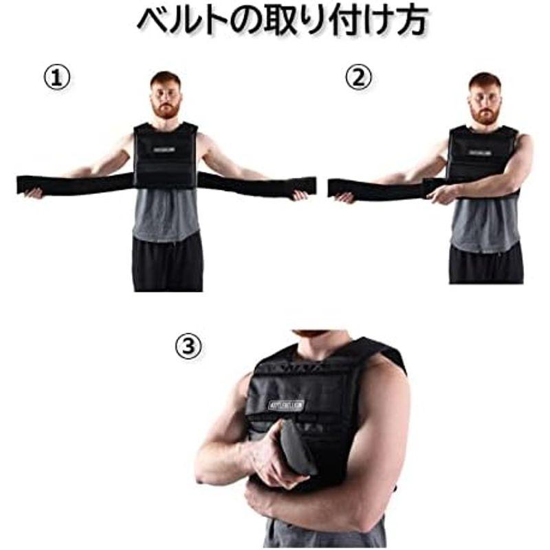 無料配達KETTLEBELLKON（ケトルベル魂）パワーウエイトベスト (Ｘ