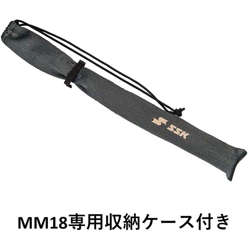 【初期/レア】 SSK(エスエスケイ) 野球 少年軟式バット FRP製 MM18ミドル JR SBB5039MD ブラック×ゴールド 80cm 少年野球対応 【5997577174】(21155円)