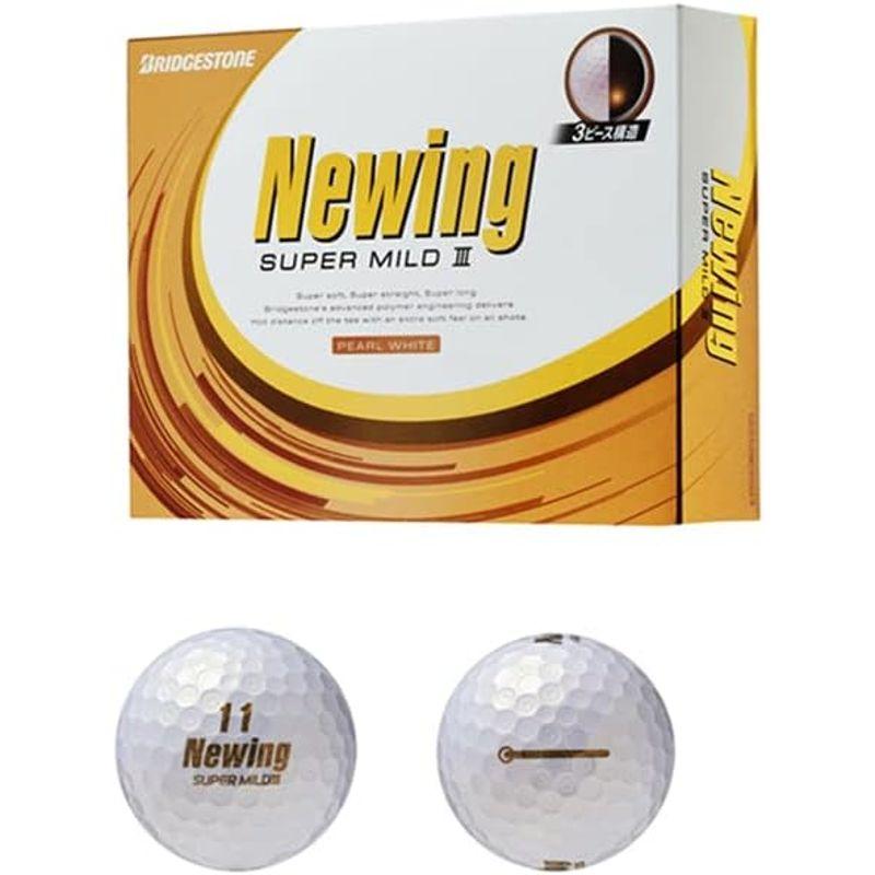 【新登場】 BRIDGESTONE(ブリヂストン) ゴルフボール NEWING SUPER MILD 3 ニューイング スーパーマイルド 3 ゴルフボー 【Y1851527779】(9279円)