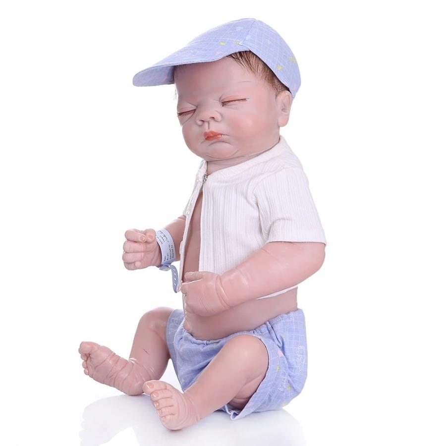 リボーンドール NPK 52CM ベベ人形 リボーン 新生児 全身 シリコン 新生児 睡眠 赤ちゃん 男の子 お風呂 おもちゃ 誕生日 ギフト 解剖学｜glossy-store｜02