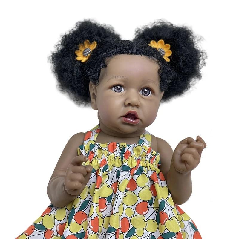 即発送可 リボーンドール 【E】African Babe Reborn Doll Newborn Toys Children's Soft Vinyl