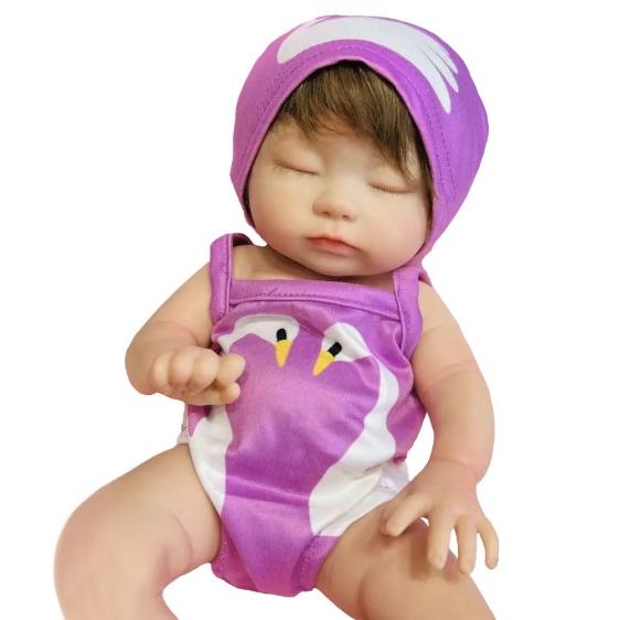 銀座店で購入 リボーンドール フルシリコン ソフトシリコン 赤ちゃん人形 リアル 女の子 頭髪あり なし 選べる 着替え可能 おもちゃ 人形